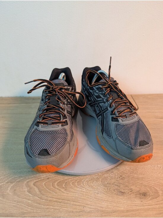 Asics Gel-Venture 6 Trail Running Shoes Men\'s 10 Grey / Black / Orange T7G1Q main image 9